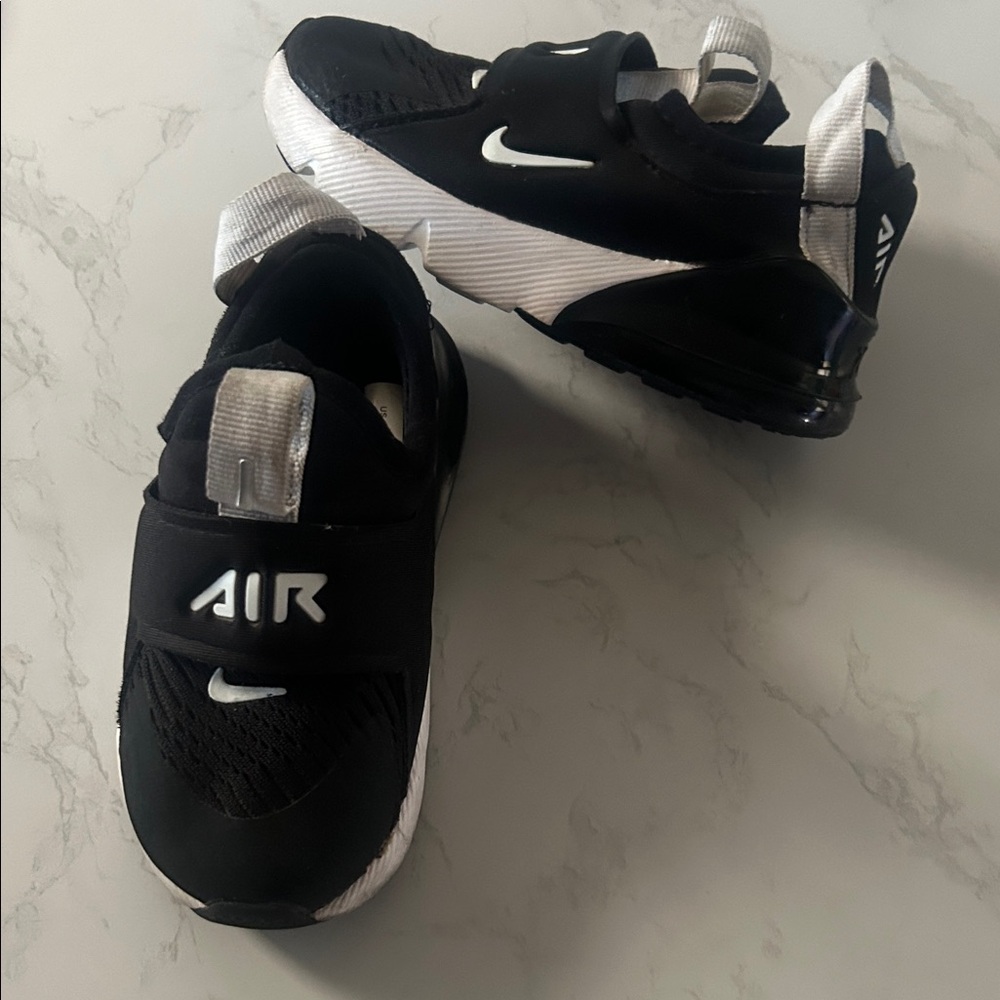 Nike Kids Black and White Air Sneakers